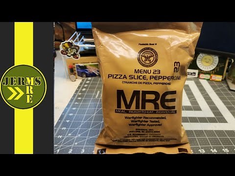 2021 US MRE Menu #23 Pizza Slice, Pepperoni MRE Review