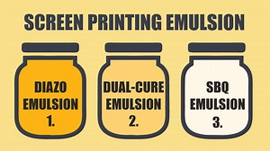 Types of Emulsions used in Screen Printing