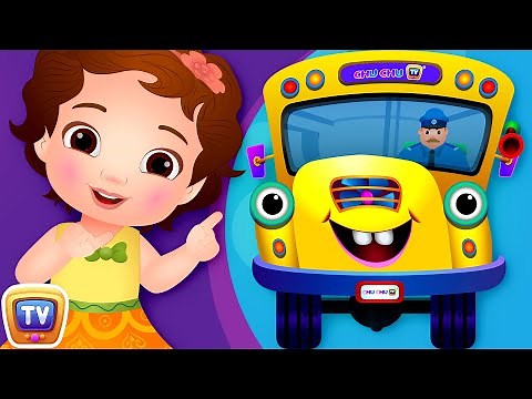 Wheels on the Bus Go Round and Round Rhyme – ChuChu TV Funzone Popular Nursery Rhymes
