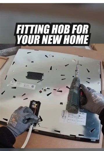 Electrolux ceramic hob fitted on a new build site in Wakefield. POV install #pov #hob #appliance #wakefield #bosch