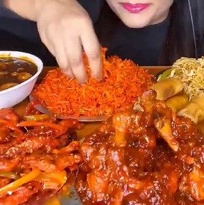 463K views · 10K reactions | ASMR EATING-FRIEDRICE+CHICKEN MOMO+CHICKEN LOLLIPOP+CHOWMEIN+CHILLI CHICKEN+CHICKEN ©Spice ASMR | Eating Show 360 | Facebook
