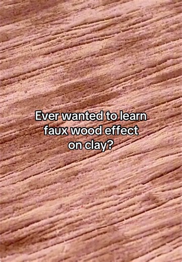 Create a Realistic Wood Effect on Polymer Clay