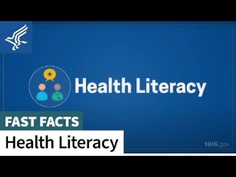 HEALTH LITERACY 5 Things to Know About Health Literacy