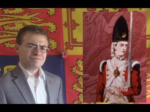 A Most Horrid Portrayal of a "British Grenadier" at Bunker Hill