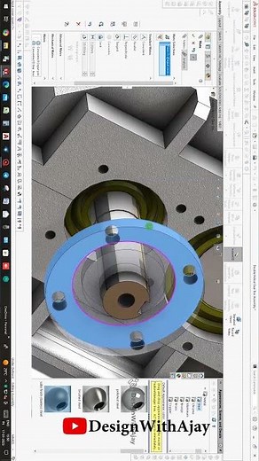 Double Helical Gearbox (Herringbone Gears) |design with ajay| ‪@DesignWithAjay‬