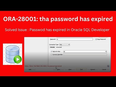 Issue Solved-ORA-28001: the password has expired |Oracle SQL Tutorial for beginners| Techie Creators