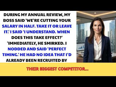 Boss Cut My Salary in Half During Review — Didn't Know I Was Already Planning My Exit