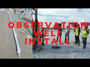 observation well installation || how to install observation well || Monitoring instruments