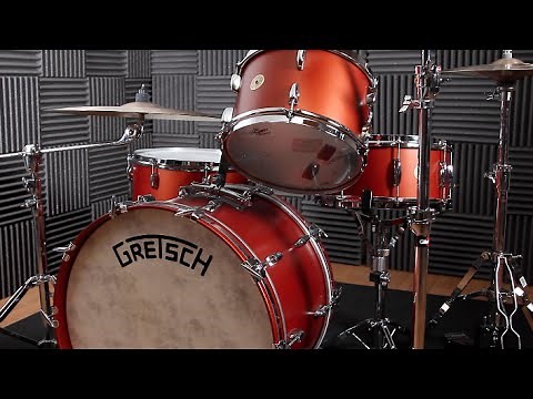 Gretsch Broadkaster drum kit hands-on demo for Rhythm Magazine