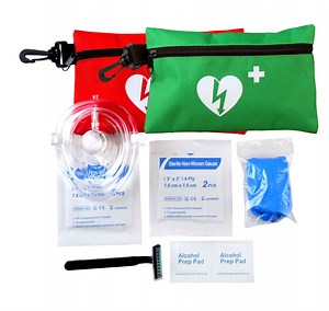 [Hot Item] Aed Rescue Pocket First Aid Kits for CPR Training First Aid Kit CPR Resuscitator Rescue