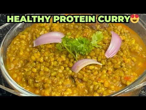 Simple Mung Beans Curry | Healthy Protein-Rich Curry Recipe | Easy Homemade Recipe