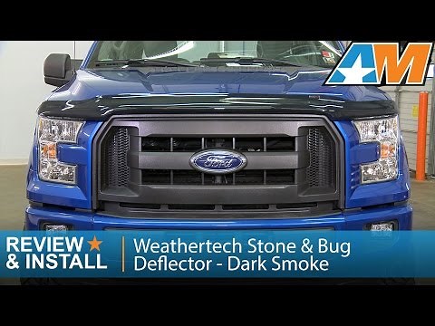 2015-2016 F-150 Weathertech Stone & Bug Deflector - Dark Smoke Review & Install