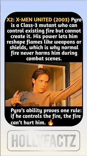 X2: X-MEN UNITED (2003) Pyro’s Fire Immunity Scene 🔥 #XMen #Marvel