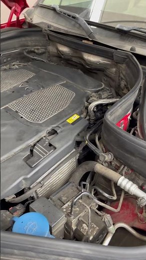 2015 Mercedes-Benz GLK350 in for tune up and service.