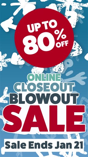 Our Online Closeout Blowout Sale starts now! Save up to 80% on our hottest online items! Visit oceanstatejoblot.com to shop now! ❄ #oceanstatejoblot #joblottok #discountshopping #wintersale #joblot