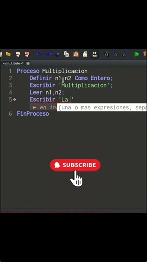 Multiplicación rápida en PSeInt #algoritmo #coding #pseint