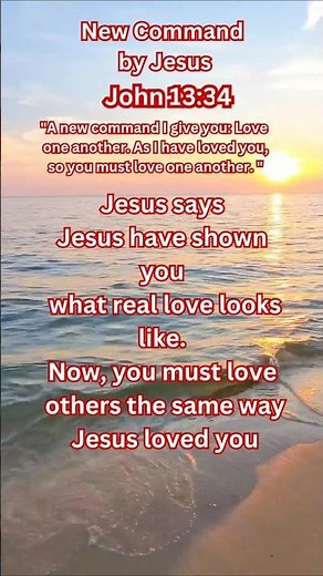Love One Another | John 13:34 | Jesus’ New Commandment ❤️