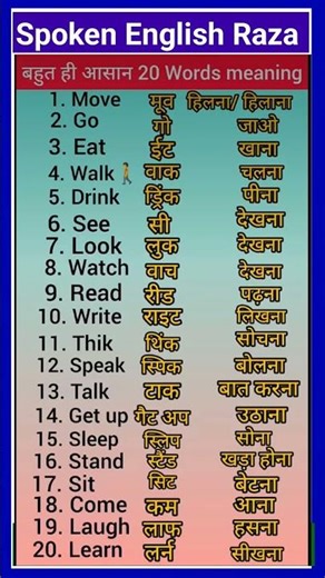 Hindi english words/ english words meaning/ hindi se english me translate/ hindi english/ words