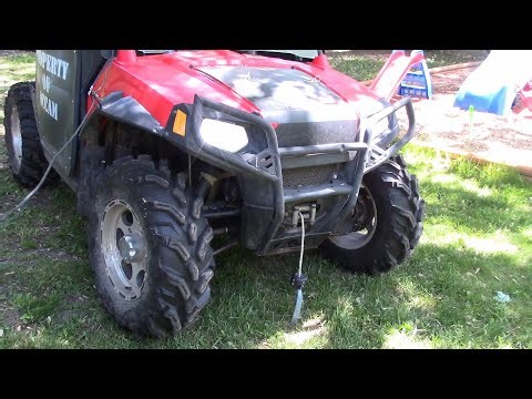 RZR Winch Goes OUT But Not IN, 60 Second Trail-side Fix, Does not Retract
