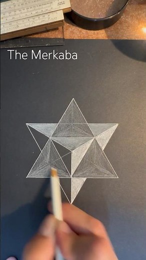 How to draw the Merkaba. Fast