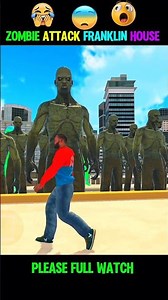 🤯 zombie attack Franklin house 🏠 #youtubeshorts #shortsviral #viralshorts #shorts #gta6 #gta5