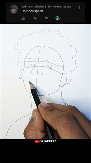 12K views · 10 comments | Drawing @ishowspeed #ishowspeed #drawing #art #pencildrawing | AJ Arts | Facebook