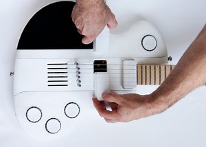 Slite modular, collapsible electric guitar