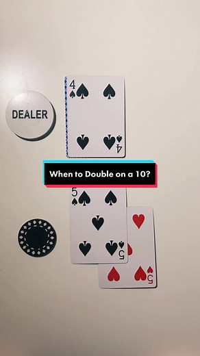 Basic strategy is king 👑 #blackjack #basicstrategy #doubledown #exception #cardcounting #casinowins