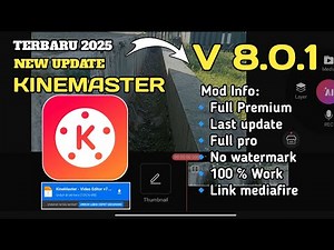 New update! Kinemaster mod terbaru 2025 v 8.0.1| Kinemaster editing | tutorial Riverse video