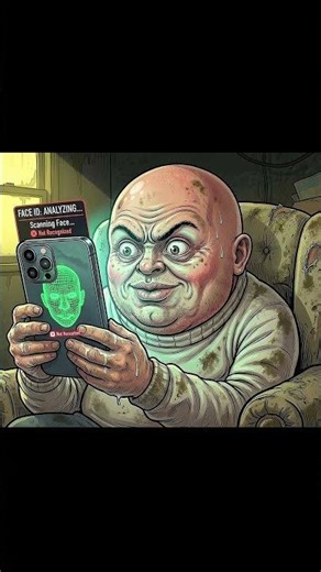 Face ID vs. The Unrecognizable Face 🍑📱 #TheAdventuresOfAsshead #TechFail