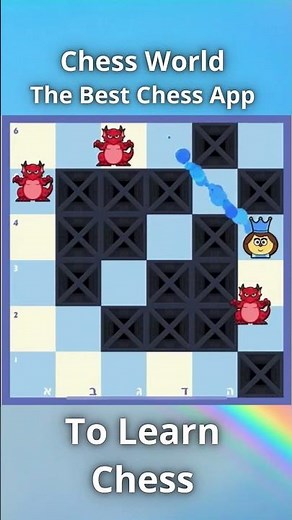 Chess World Is The Best App To Learn Chess. #chess #chessgame #chesstactics #chesspuzzle