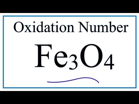 How to find the AVERAGE Oxidation Number for Fe in the Fe3O4 ion.