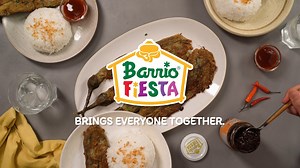 Torta with a twist! Taste this Bagoong Tortang Talong with Barrio Fiesta Bagoong Sweet Chili using this quick and easy recipe! 🍆🌶 Ingredients: ✔️4 large eggplants, grilled and peeled ✔️Oil, for frying ✔️3 eggs, beaten ✔️¼ cup Barrio Fiesta Bagoong Sweet Chili Method: 1. Cut the prepared eggplant open lengthwise, keeping the stem intact, to create a flatter surface. 2. Heat oil in a large skillet over medium-high heat. 3. Whisk together eggs and Barrio Fiesta Bagoong Sweet Chili. 4. Carefully d