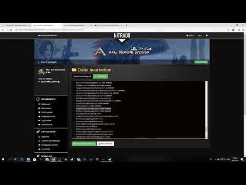 Ark PS4 Stack Mod Nitrado GameUserSettings.ini Game.ini deutsch German
