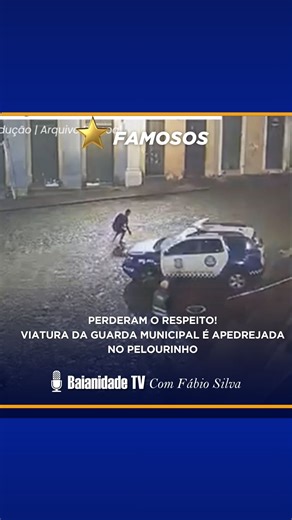 Fábio Silva on Instagram: "Uma viatura da Guarda Civil Municipal de Salvador (GCM) foi depredada na madrugada desta segunda-feira (1°) após ser atingida por pedras arremessadas por dois homens no Largo do Pelourinho, em frente à Fundação Casa de Jorge Amado, no Centro Histórico da capital baiana. Câmeras de segurança instaladas na região registraram toda a ação. Nas imagens, os dois suspeitos aparecem discutindo entre si. Durante a confusão, um deles passa a arremessar pedras e o veículo oficia