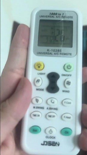 Universal Aircond Remote K-1028E Universal A/C Remote