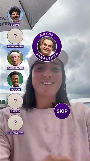 Build your perfect player, over to you Ons 🤣🎾 #tennis #wimbledon #OnsJabeur