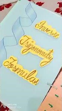 Maths Project file on Inverse Trigonometry # Class 12