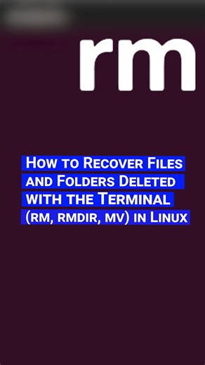 Linux Data Disaster: How to Recover Files and Folders Lost in Linux After rm, rmdir, or mv #LinuxRecovery #DataRecovery #rmrf #LinuxTutorial #Ubuntu #TestDisk #PhotoRec #LinuxAdmin #TerminalCommands #TechGuide #DeletedFilesLinux #TerminalRecovery #rm #rmdir#mvError #DataRecoveryLinux #RecoverDeletedFiles #LinuxTerminalGuide #UndoDeleteLinux #hetmanpartitionrecovery#hetmanraidrecovery#hetmanrecovery 🎬 FULL VERSION of the video: https://youtu.be/0_4f1OAguhA?si=_e3Xjuo3Gk2Klfn3 📃 Best Ext4, Ext3,