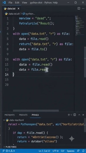 Python File Handling: File Automatically Close 🔥 #python #coding