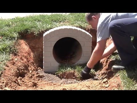 Culvert Pipe Covers 15 Inch galvanized Steel Pipe Installation Video