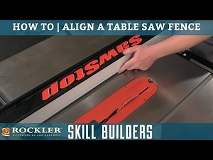 How to Align a Table Saw Blade | Table Saw Repair | Table Saw Blade and Miter Slot