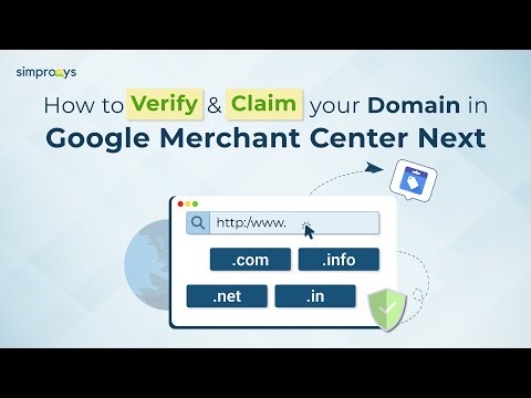 How to Verify and Claim your Domain in Google Merchant Center Next?