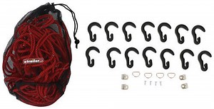 Spidy Gear Luggage Webb Cargo Net for SUVs, Vans, and Cars - 50" x 40" - Red Covercraft Cargo Nets 8