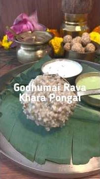 Godhumai Khara Pongal