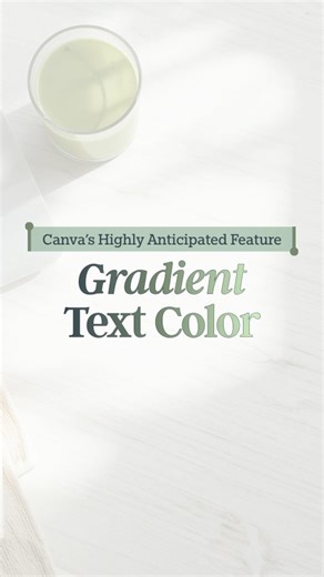 Diwi ✦ Canva Verified Expert & Brand Coach for Homepreneurs on Instagram: "Gradient Text Color has been one of my most awaited features, and it’s finally here in Canva! To try it: Select your text, go to Text Color, and apply gradients from the palette, the (+) New Color option, or the Color Picker. Let me know how it works for you! ............. Want to design scroll-stopping carousels that tell your story and attract the right audience? Join me for Canva for Creators: Step-by-Step Carousel Wor