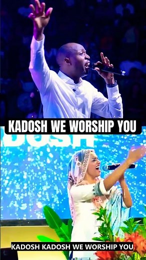 KADOSH WE WORSHIP YOU - Dunsin Oyekan & Dr Mahima John Arul | Worship Song #shortsfeed