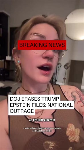 Breaking: An Epstein survivor told the FBI in four interviews that she was abused by President Trump, testimony used in Ghislaine Maxwell’s conviction. Now the Justice Department has scrubbed those interviews and related files from its website. Who ordered the erasure and why? Demanding answers, lawmakers and advocates warn this probe isn’t over as sources say more documents may vanish without explanation — a developing national controversy and public outrage. #breaking #trending #news #usa #ame