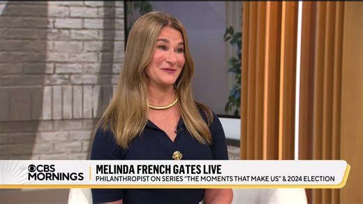 In Melinda French Gates' series, “Moments That Make Us,” she interviews women across generations, including Gayle King, about managing change: “These are women whose stories I’ve been lucky enough to see even a little bit up close and I wanted other people to know these big moments." | CBS Mornings