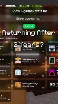 Returning After 2 Years? | Hypixel Skyblock Profile Review [93] #minecraft #hypixel #gaming
